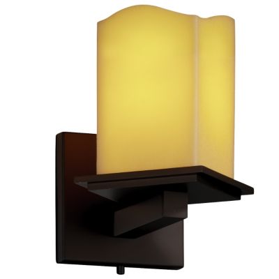 CandleAria Montana Angled Wall Sconce by Justice Design Group - Starlight Lighting USA and Canada